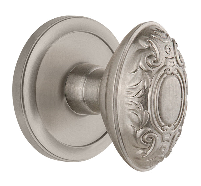Grandeur Circulaire Rosette with Grande Victorian Knob