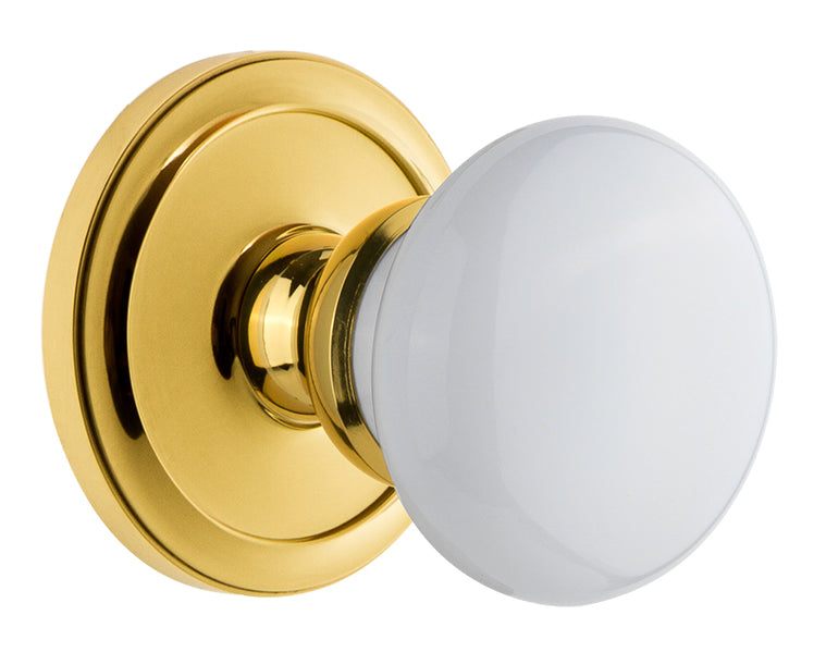 Grandeur Circulaire Rosette with Hyde Park Knob