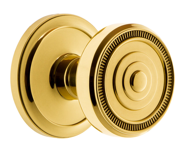 Grandeur Circulaire Rosette with Soleil Knob