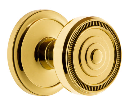 Grandeur Circulaire Rosette with Soleil Knob