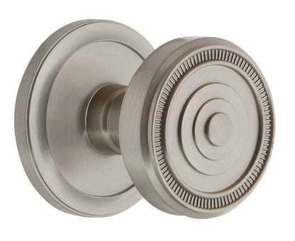 Grandeur Circulaire Rosette with Soleil Knob