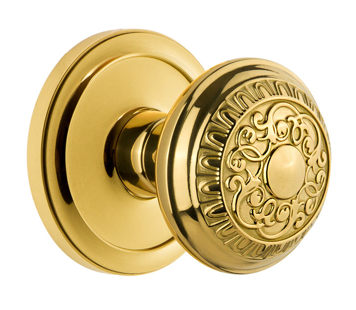 Grandeur Circulaire Rosette with Windsor Knob