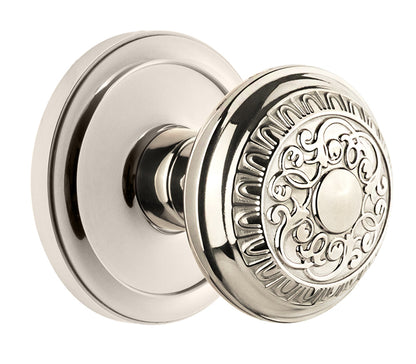 Grandeur Circulaire Rosette with Windsor Knob