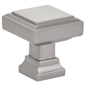 Emtek Geometric Square 1 1/4 Inch Cabinet Knob