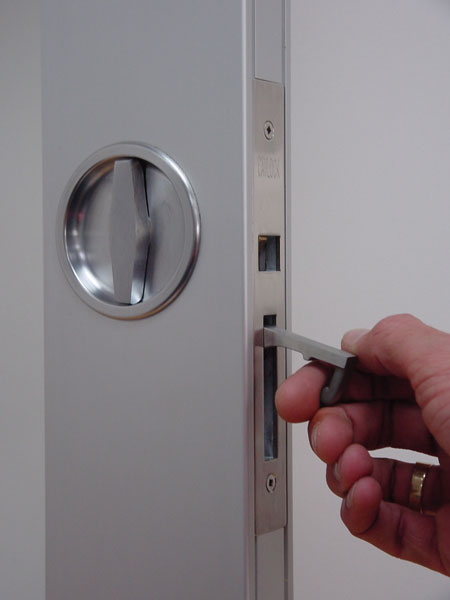 CaviLock Flushturn Mortise Pocket Door Lock