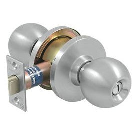 Deltana Grade 2 Commercial Round Privacy Standard - Stainless Steel / Zinc