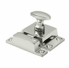 Deltana Solid Brass Cabinet Lock - Polished Nickel