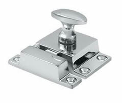 Deltana Solid Brass Cabinet Lock - Polished Chrome