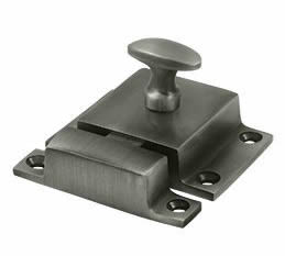 Deltana Solid Brass Cabinet Lock - Antique Nickel