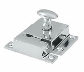 Deltana Solid Brass Cabinet Lock - Polished Chrome