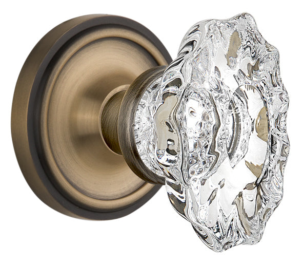 Nostalgic Warehouse Classic Rosette with Chateau Knob - Mortise Lock