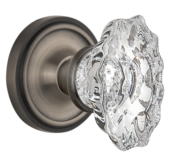 Nostalgic Warehouse Classic Rosette with Chateau Knob - Mortise Lock