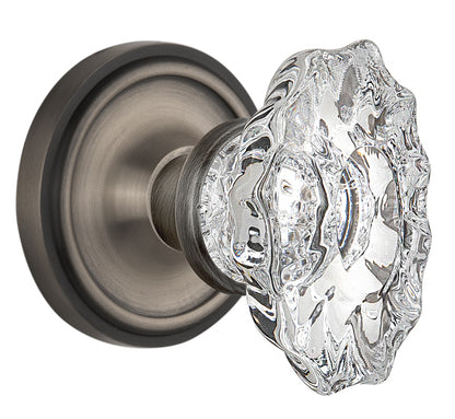 Nostalgic Warehouse Classic Rosette with Chateau Knob - Mortise Lock