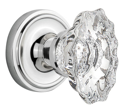Nostalgic Warehouse Classic Rosette with Chateau Knob - Mortise Lock