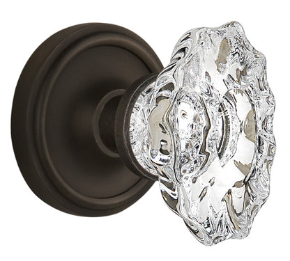 Nostalgic Warehouse Classic Rosette with Chateau Knob - Mortise Lock