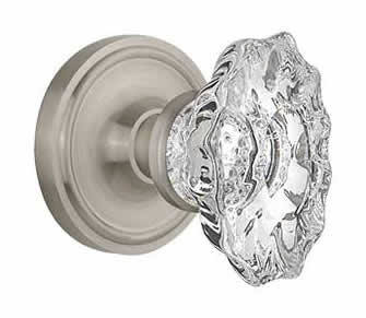 Nostalgic Warehouse Classic Rosette with Chateau Knob - Mortise Lock
