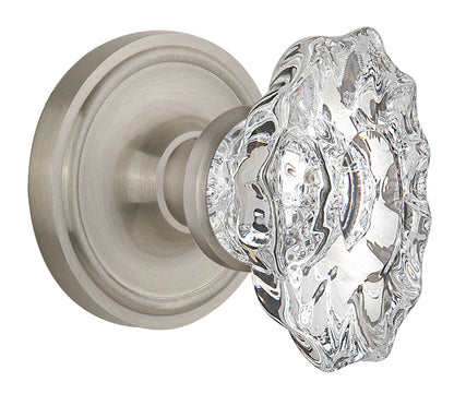 Nostalgic Warehouse Classic Rosette with Chateau Knob - Mortise Lock