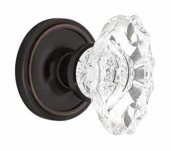 Nostalgic Warehouse Classic Rosette with Chateau Knob - Mortise Lock
