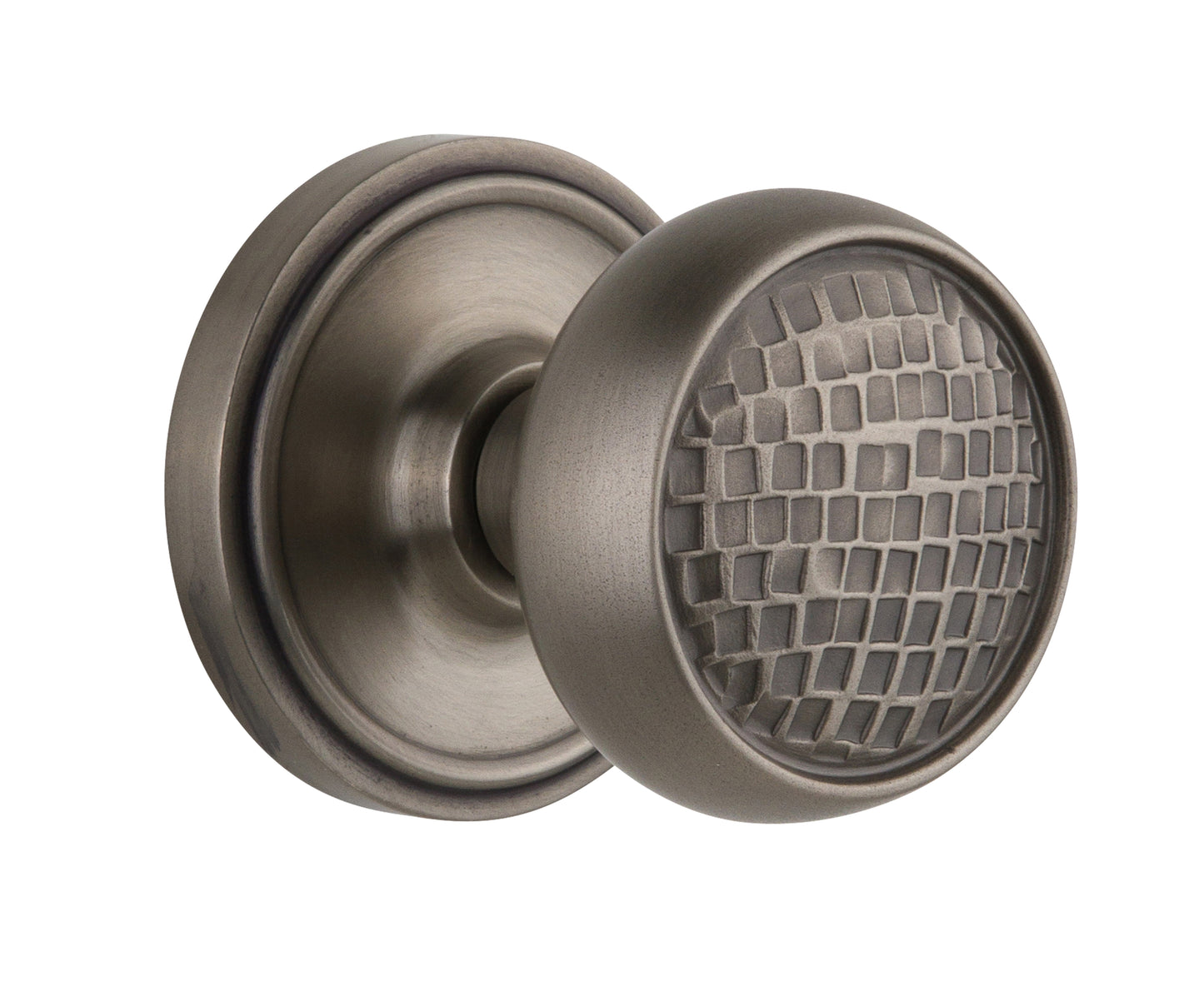 Nostalgic Warehouse Rope Rosette with Craftsman Knob - Mortise Lock