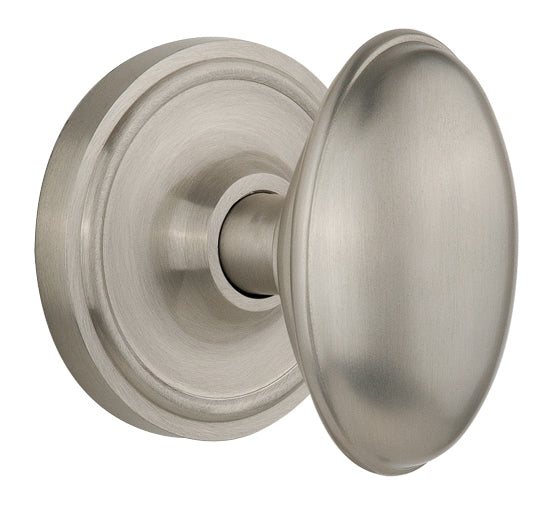 Nostalgic Warehouse Classic Rosette with Homestead Knob - Mortise Lock