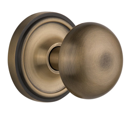 Nostalgic Warehouse Classic Rosette with New York Knob - Mortise Lock
