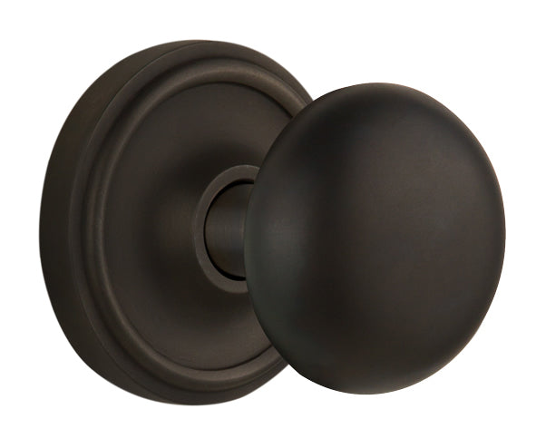 Nostalgic Warehouse Classic Rosette with New York Knob - Mortise Lock