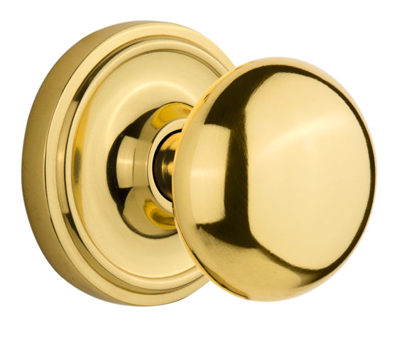 Nostalgic Warehouse Classic Rosette with New York Knob - Mortise Lock