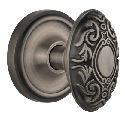 Nostalgic Warehouse Classic Rosette with Victorian Knob - Mortise Lock