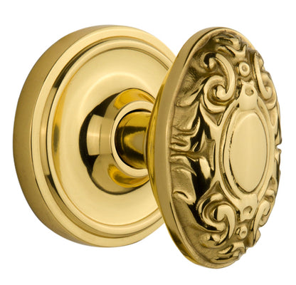 Nostalgic Warehouse Classic Rosette with Victorian Knob - Mortise Lock
