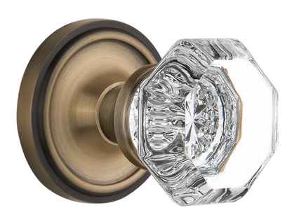 Nostalgic Warehouse Classic Rosette with Waldorf Knob - Mortise Lock