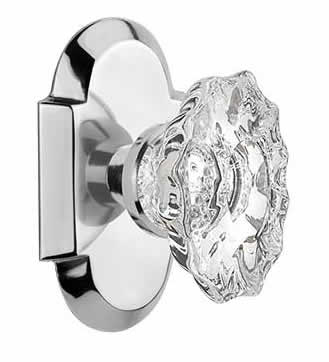 Nostalgic Warehouse Cottage Plate with Chateau Door Knob