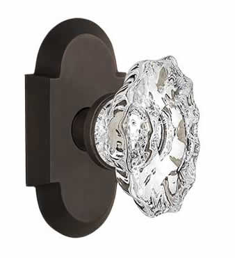 Nostalgic Warehouse Cottage Plate with Chateau Door Knob