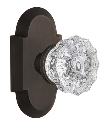 Nostalgic Warehouse Cottage Plate with Crystal Knob