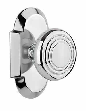 Nostalgic Warehouse Cottage Plate with Deco Door Knob