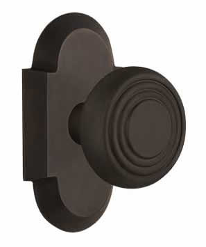 Nostalgic Warehouse Cottage Plate with Deco Door Knob