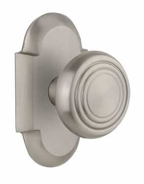 Nostalgic Warehouse Cottage Plate with Deco Door Knob