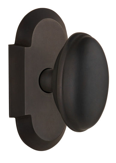 Nostalgic Warehouse Cottage Plate with Homestead Knob - Oil Rubbed Bronze