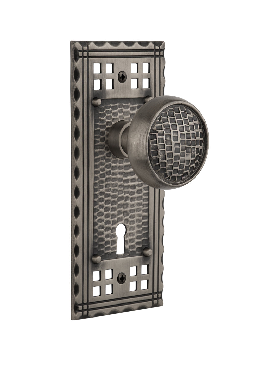 Nostalgic Warehouse Craftsman Plate with Craftsman Knob
