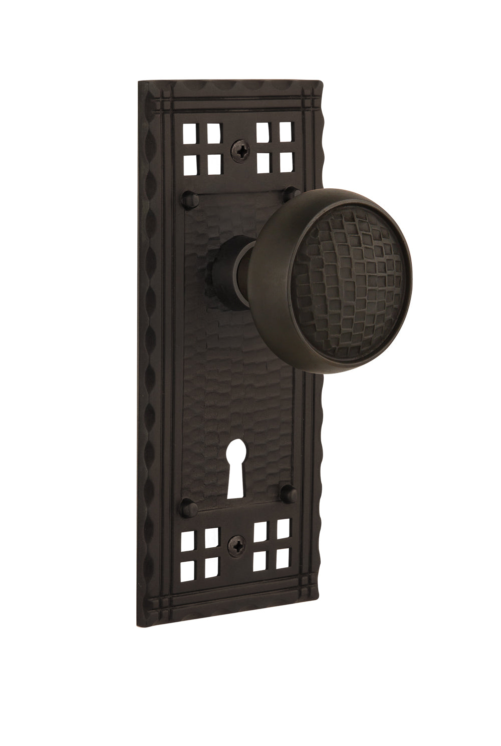 Nostalgic Warehouse Craftsman Plate with Craftsman Knob