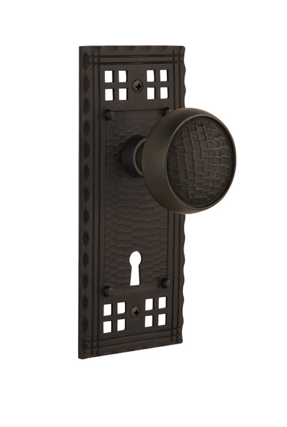 Nostalgic Warehouse Craftsman Plate with Craftsman Knob
