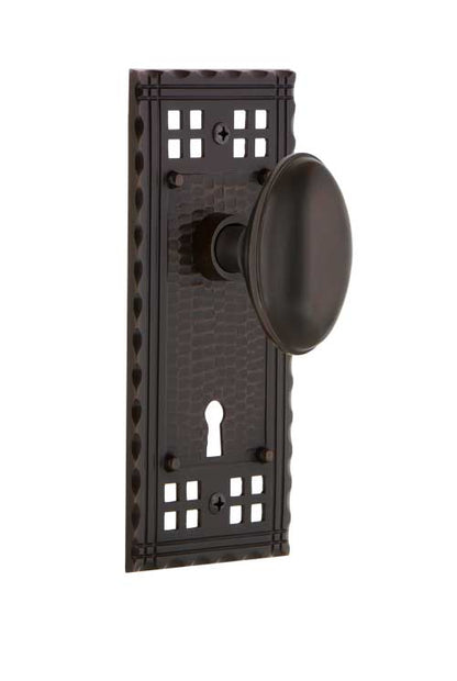 Nostalgic Warehouse Craftsman Plate with Homestead Knob