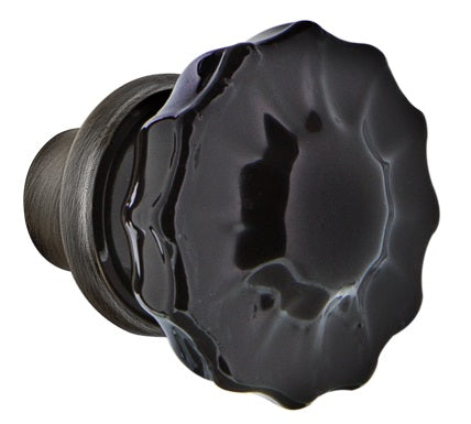 Nostalgic Warehouse Black Crystal Knobs ONLY with Spindle
