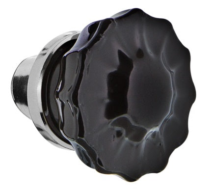 Nostalgic Warehouse Black Crystal Knobs ONLY with Spindle
