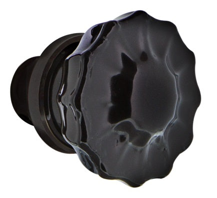 Nostalgic Warehouse Black Crystal Knobs ONLY with Spindle