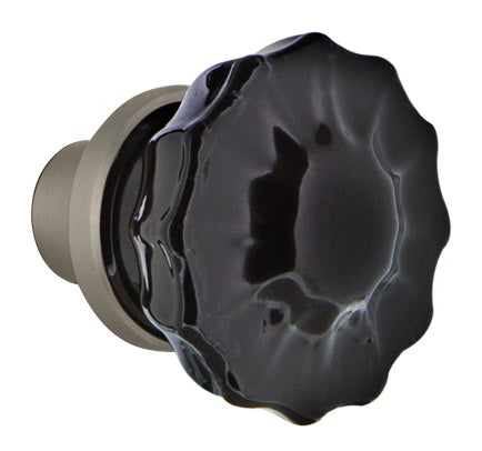 Nostalgic Warehouse Black Crystal Knobs ONLY with Spindle