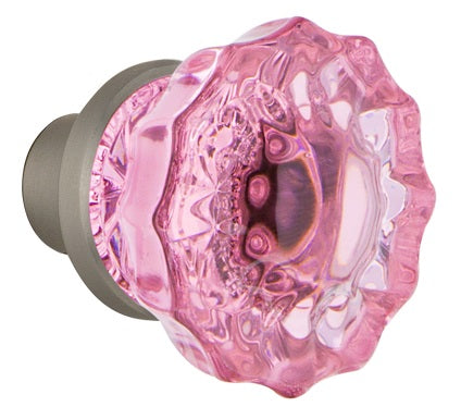 Nostalgic Warehouse Pink Crystal Knobs ONLY with Spindle