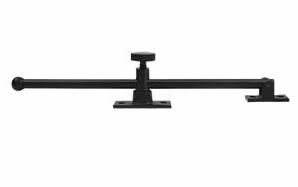 Deltana Solid Brass Casement Stay Adjuster - Flat Black