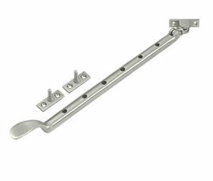 Deltana Solid Brass Casement Stay Adjuster - Satin Nickel