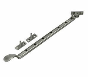Deltana Solid Brass Casement Stay Adjuster - Antique Nickel