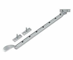 Deltana Solid Brass Casement Stay Adjuster - Satin Chrome